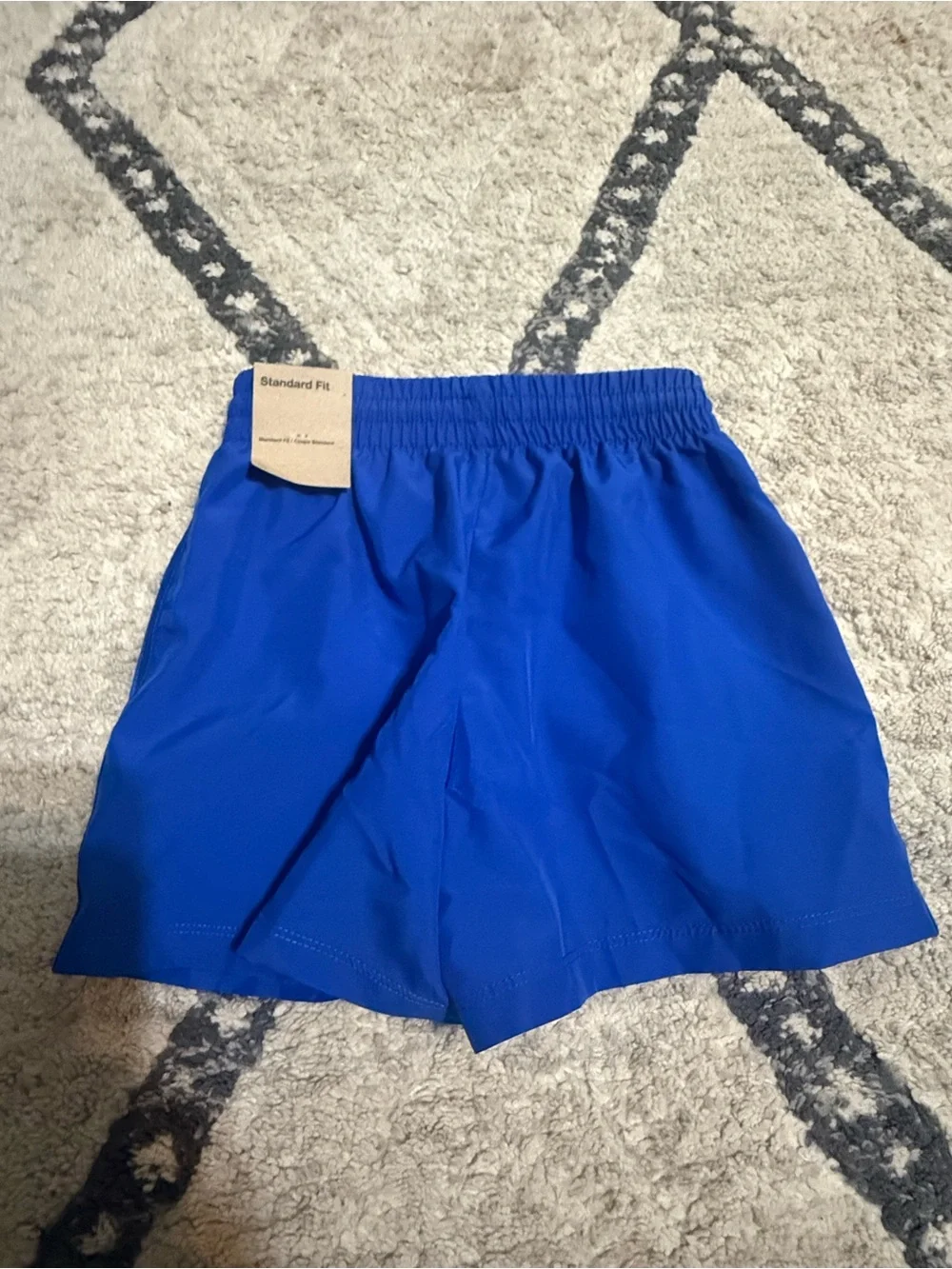 Nike Blue Kids Training Shorts with Elastic Waist